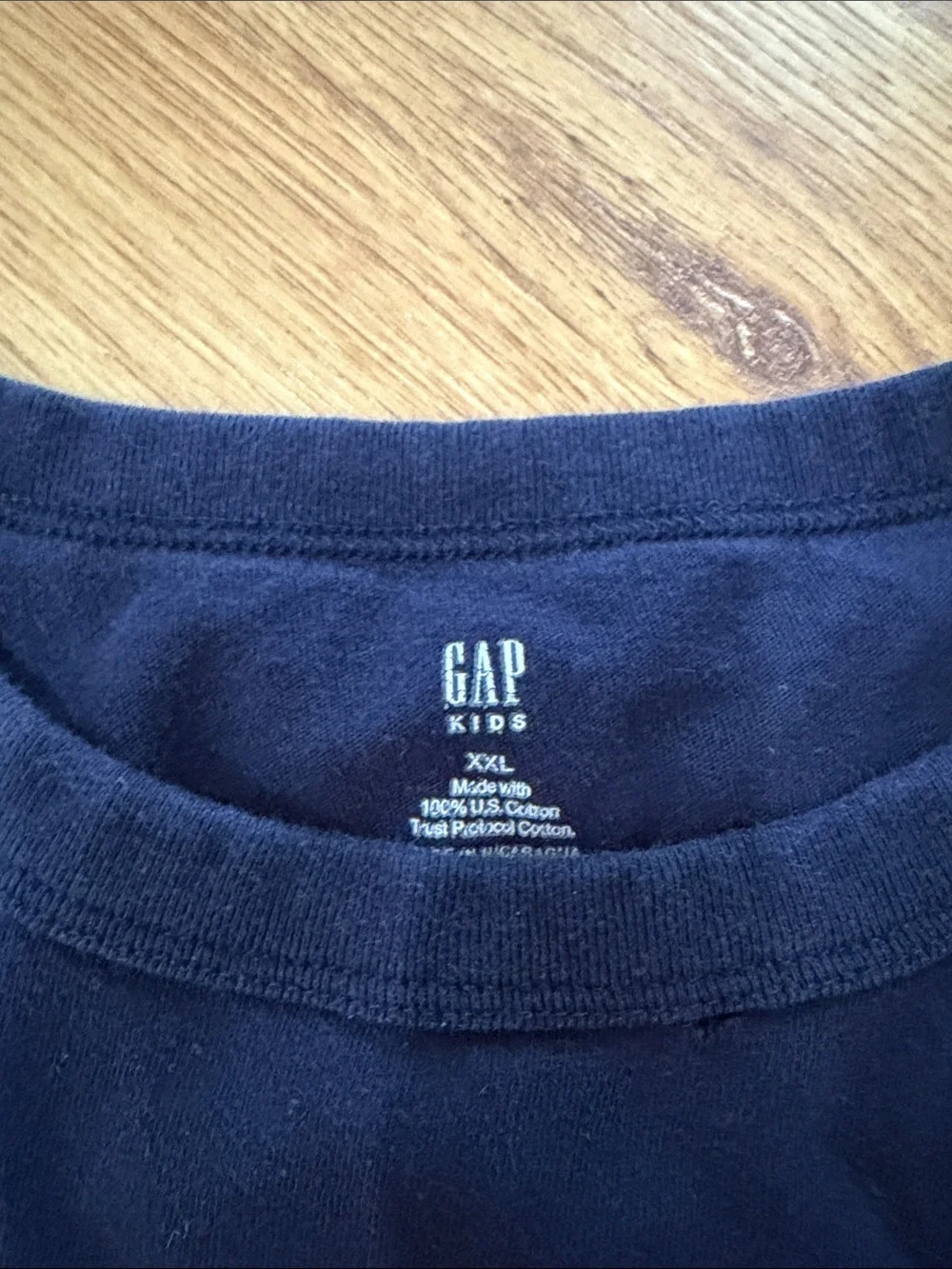 GAP Navy Short-Sleeve Tee with Colorful Planet Graphic